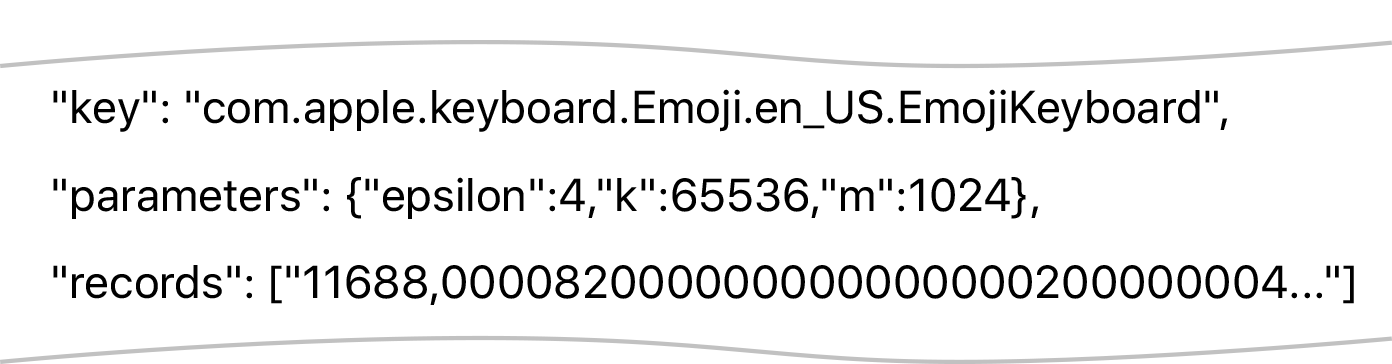 Sample Report with Privatized Record